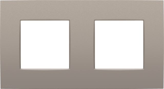 Niko - PLAQUE DE RECOUVREMENT DOUBLE AVEC 71MM D'ENTRAXE