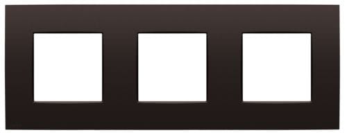 Niko - PLAQUE DE RECOUVREMENT TRIPLE AVEC 71MM D'ENTRAXE
