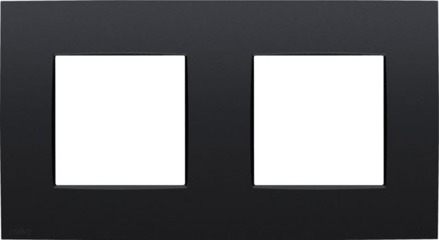 Niko - PLAQUE DE RECOUVREMENT DOUBLE AVEC 71MM D'ENTRAXE