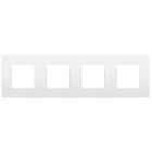 Niko - PLAQUE DE RECOUVREMENT QUADRUPLE AVEC 71MM D'ENTRAXE