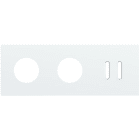 Niko - PLAQUE TRIPLE H71 PR 2 PRISES + 1 COMMUT DBL,NIKO ROCKER