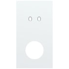 Niko - PLAQUE DBL V71 PR 1 COMMUT DBL + 1 PRISE,NIKO TOGGLE