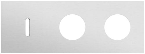 Niko - PLAQUE TRIPLE H71 PR 1 COMMUT SMPL + 2 PRISES,NIKO ROCKER