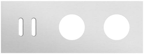 Niko - PLAQUE TRIPLE H71 PR 1 COMMUT DBL + 2 PRISES,NIKO ROCKER