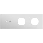 Niko - PLAQUE TRIPLE H71 PR 1 COMMUT DBL + 2 PRISES,NIKO TOGGLE