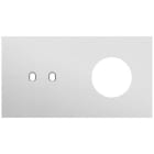 Niko - PLAQUE DBL H71 PR 1 COMMUT DBL + 1 PRISE,NIKO TOGGLE