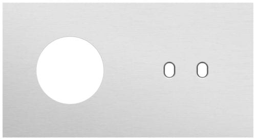 Niko - PLAQUE DBL H71 PR 1 PRISE + 1 COMMUT DBL,NIKO TOGGLE