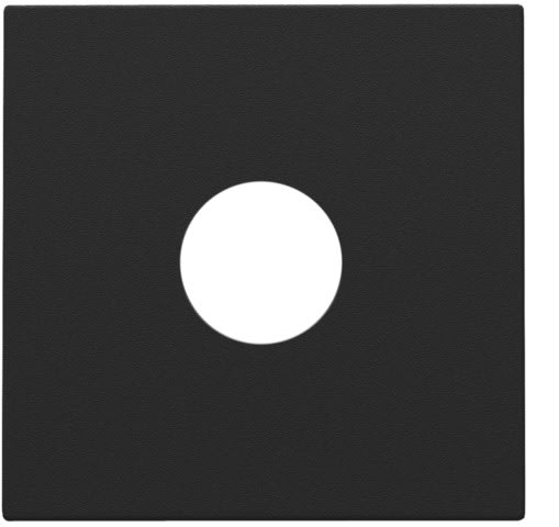 Niko - SET DE FINITION CONNEXION COAXIALE SIMPLE POUR TV, PURE BLACK