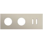 Niko - PLAQUE TRIPLE H71 PR 2 PRISES + 1 COMMUT DBL,NIKO ROCKER