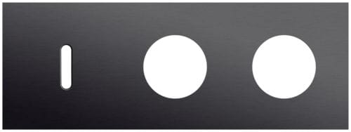 Niko - PLAQUE TRIPLE H71 PR 1 COMMUT SMPL + 2 PRISES,NIKO ROCKER
