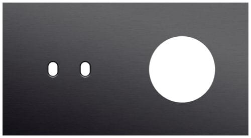 Niko - PLAQUE DBL H71 PR 1 COMMUT DBL + 1 PRISE,NIKO TOGGLE