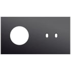 Niko - PLAQUE DBL H71 PR 1 PRISE + 1 COMMUT DBL,NIKO TOGGLE