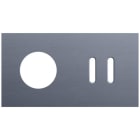 Niko - PLAQUE DBL H71 PR 1 PRISE + 1 COMMUT DBL,NIKO ROCKER