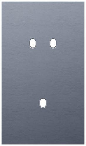 Niko - PLAQUE DBL V60 PR 1 COMMUT DBL + 1 COMMUT SMPL,NIKO TOGGLE