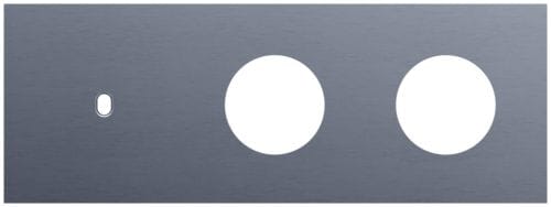 Niko - PLAQUE TRIPLE H71 PR 1 COMMUT SMPL + 2 PRISES,NIKO TOGGLE