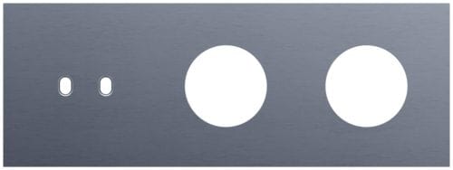 Niko - PLAQUE TRIPLE H71 PR 1 COMMUT DBL + 2 PRISES,NIKO TOGGLE