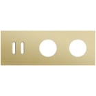 Niko - PLAQUE TRIPLE H71 PR 1 COMMUT DBL + 2 PRISES,NIKO ROCKER