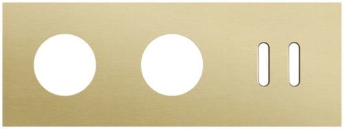 Niko - PLAQUE TRIPLE H71 PR 2 PRISES + 1 COMMUT DBL,NIKO ROCKER