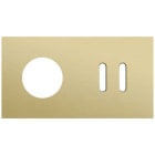 Niko - PLAQUE DBL H71 PR 1 PRISE + 1 COMMUT DBL,NIKO ROCKER