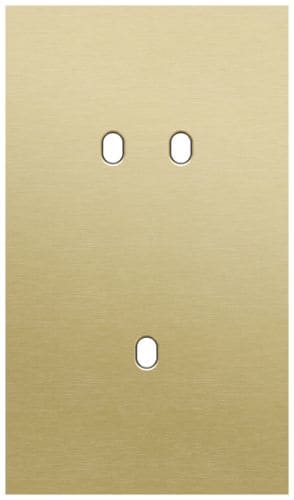 Niko - PLAQUE DBL V60 PR 1 COMMUT DBL + 1 COMMUT SMPL,NIKO TOGGLE