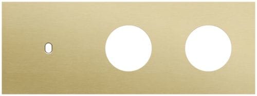 Niko - PLAQUE TRIPLE H71 PR 1 COMMUT SMPL + 2 PRISES,NIKO TOGGLE