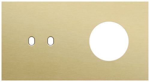 Niko - PLAQUE DBL H71 PR 1 COMMUT DBL + 1 PRISE,NIKO TOGGLE
