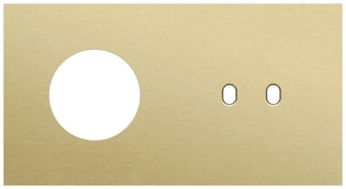 Niko - PLAQUE DBL H71 PR 1 PRISE + 1 COMMUT DBL,NIKO TOGGLE