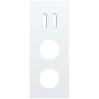 Niko - PLAQUE TRPL V60 PR COMMUT DBL + 2 PRISES,NIKO ROCKER