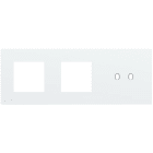 Niko - PLAQUE TRPL H71 PR 2 FCT + COMMUT DBL,NIKO TOGGLE
