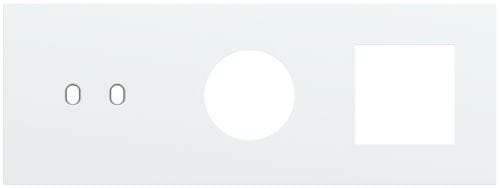 Niko - PLAQUE TRPL H71 PR COMMUT DBL + PRISE,NIKO TOGGLE