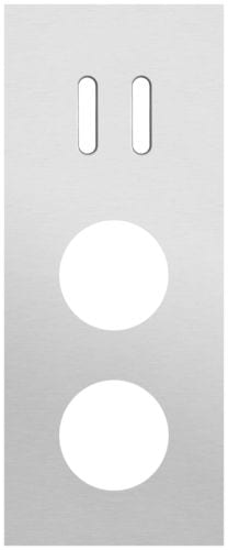 Niko - PLAQUE TRPL V60 PR COMMUT DBL + 2 PRISES,NIKO ROCKER