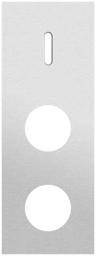 Niko - PLAQUE TRPL V71 PR COMMUT SMPL + 2 PRISES,NIKO ROCKER