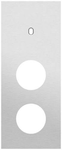 Niko - PLAQUE TRPL V60 PR COMMUT SMPL + 2 PRISES,NIKO TOGGLE