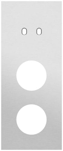 Niko - PLAQUE TRPL V60 PR COMMUT DBL + 2 PRISES,NIKO TOGGLE
