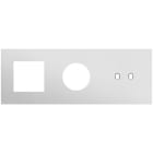 Niko - PLAQUE TRPL H71 PR FCT + PRISE + COMMUT DBL,NIKO TOGGLE