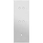 Niko - PLAQUE TRPL V71 PR 2 COMMUT DBL + COMMUT SMPL,NIKO TOGGLE