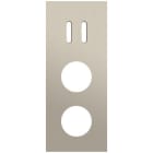 Niko - PLAQUE TRPL V60 PR COMMUT DBL + 2 PRISES,NIKO ROCKER
