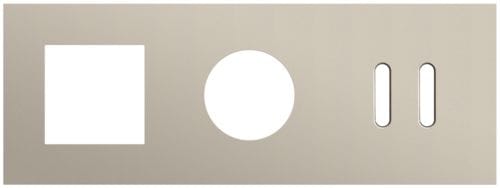 Niko - PLAQUE TRPL H71 PR FCT + PRISE + COMMUT DBL,NIKO ROCKER