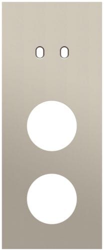 Niko - PLAQUE TRPL V60 PR COMMUT DBL + 2 PRISES,NIKO TOGGLE