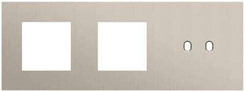 Niko - PLAQUE TRPL H71 PR 2 FCT + COMMUT DBL,NIKO TOGGLE