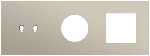 Niko - PLAQUE TRPL H71 PR COMMUT DBL + PRISE,NIKO TOGGLE