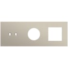 Niko - PLAQUE TRPL H71 PR COMMUT DBL + PRISE,NIKO TOGGLE