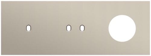Niko - PLAQUE TRPL H71 PR COMMUT SMPL + COMMUT DBL + PRISE,NIKO TOGGLE