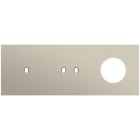 Niko - PLAQUE TRPL H71 PR COMMUT SMPL + COMMUT DBL + PRISE,NIKO TOGGLE