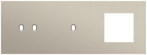Niko - PLAQUE TRPL H71 PR COMMUT DBL + COMMUT SMPL + FCT,NIKO TOGGLE