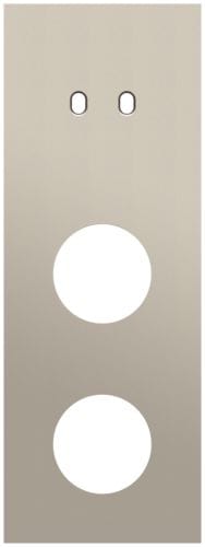 Niko - PLAQUE TRPL V71 PR COMMUT DBL + 2 PRISES,NIKO TOGGLE