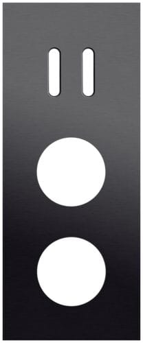 Niko - PLAQUE TRPL V60 PR COMMUT DBL + 2 PRISES,NIKO ROCKER
