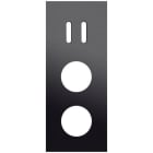 Niko - PLAQUE TRPL V60 PR COMMUT DBL + 2 PRISES,NIKO ROCKER