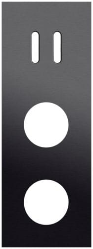 Niko - PLAQUE TRPL V71 PR COMMUT DBL + 2 PRISES,NIKO ROCKER