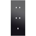 Niko - PLAQUE TRPL V60 PR 2 COMMUT DBL + COMMUT SMPL,NIKO TOGGLE